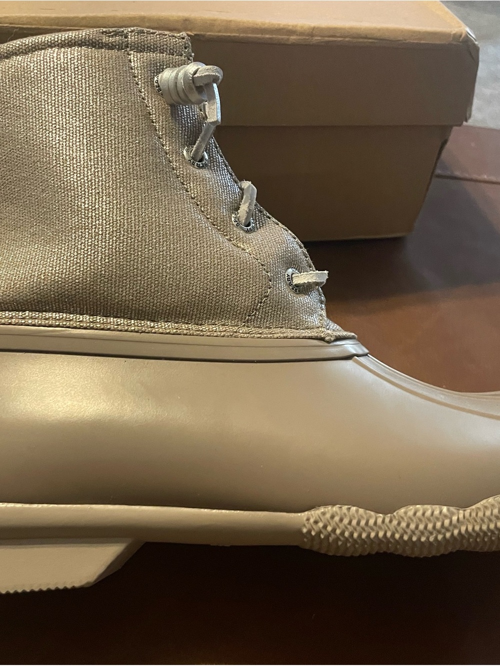 Sperry womans Taupe Waterproof Boots. NWT - Picture 7 of 10